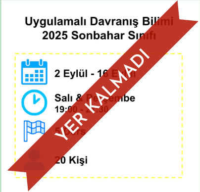 Uygulamalı Davranış Bilimi